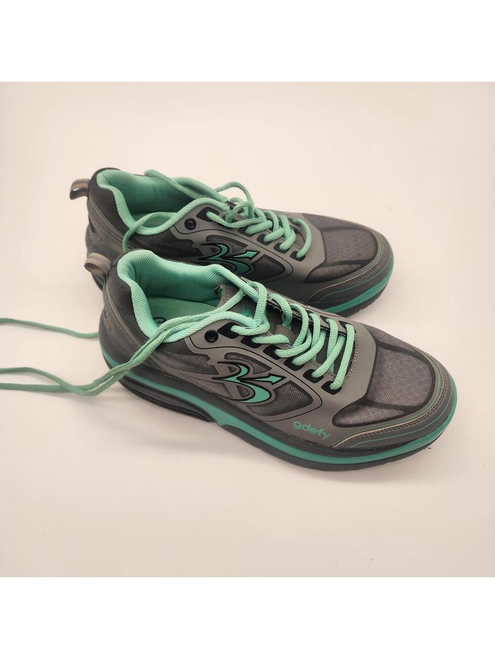 LKNW Gdefy Might Walk Gravity iion shoes gray green 8.5